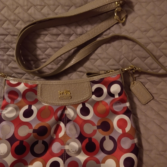 Vintage Coach Multi-color Purse and Wristlet - Picture 5 of 12